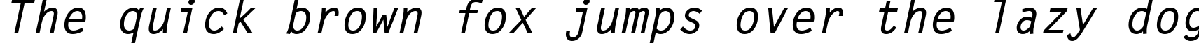 Пример написания шрифтом Bold Oblique текста на английском