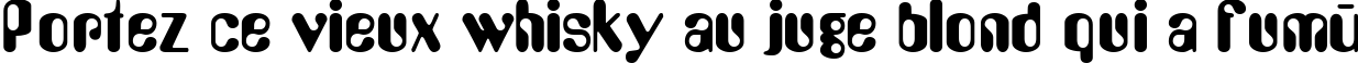 Пример написания шрифтом LidaDi текста на французском