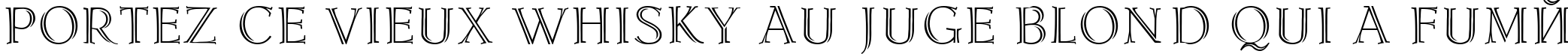 Пример написания шрифтом Lidia Cyr текста на французском