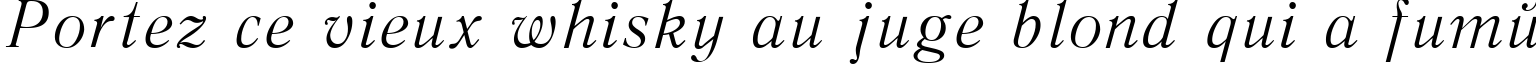 Пример написания шрифтом LiteraturnayaCTT Italic текста на французском