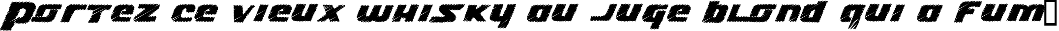 Пример написания шрифтом Lizzie текста на французском