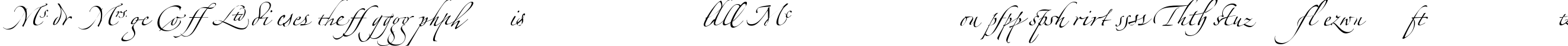 Пример написания английского алфавита шрифтом LinotypeZapfino Ligature