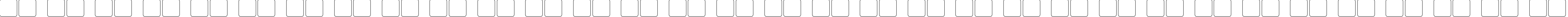 Пример написания русского алфавита шрифтом Manga Hollow