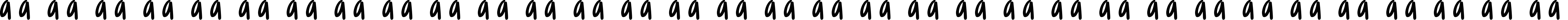 Пример написания русского алфавита шрифтом Margarosa
