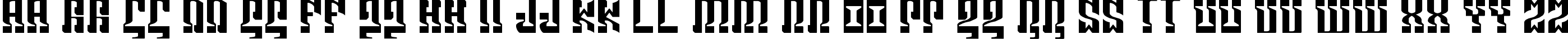 Пример написания английского алфавита шрифтом MARSHOSBN