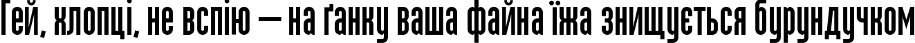 Пример написания шрифтом MartenCyr Grotesque текста на украинском