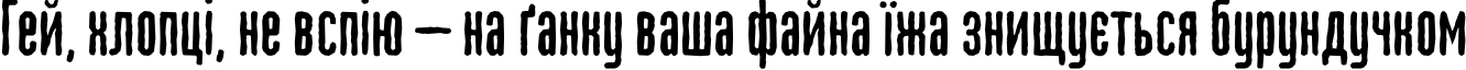 Пример написания шрифтом MartenCyr Rough текста на украинском