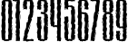 Пример написания цифр шрифтом Matterhorn