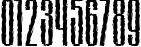 Пример написания цифр шрифтом MatterhornCTT