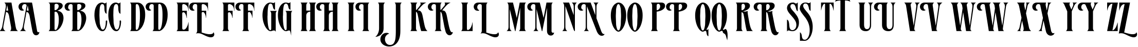Пример написания английского алфавита шрифтом MazamaPlain Light