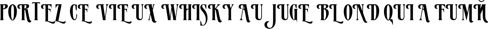Пример написания шрифтом MazamaPlain Light текста на французском