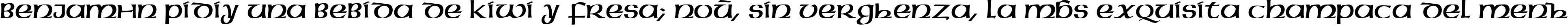 Пример написания шрифтом McLeudCTT текста на испанском