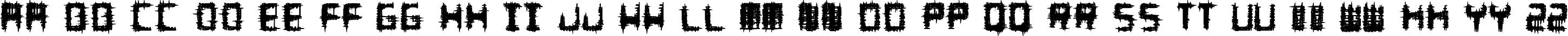 Пример написания английского алфавита шрифтом Melee Regular
