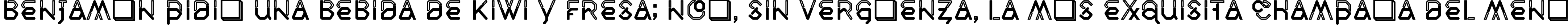 Пример написания шрифтом Inline текста на испанском