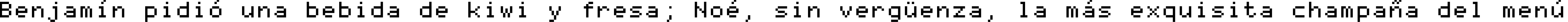 Пример написания шрифтом mono 07_56 текста на испанском