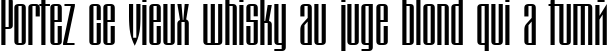 Пример написания шрифтом Montblanc текста на французском