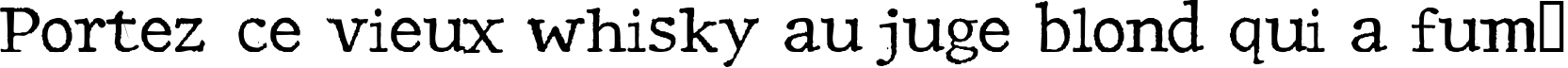 Пример написания шрифтом Motley текста на французском