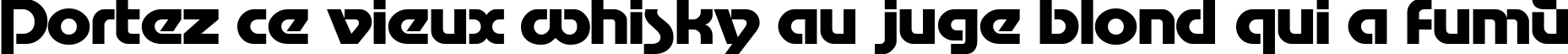Пример написания шрифтом Motter Tektura Cyrilic текста на французском