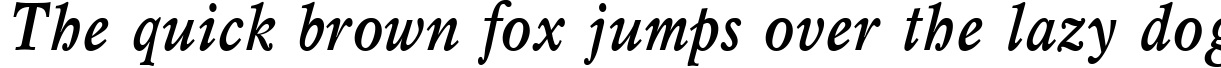 Пример написания шрифтом Narrow Bold Italic текста на английском