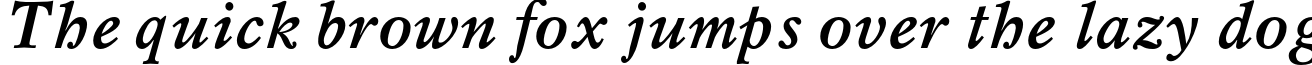 Пример написания шрифтом Bold Italic текста на английском