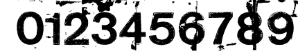 Пример написания цифр шрифтом NeoPrint M319