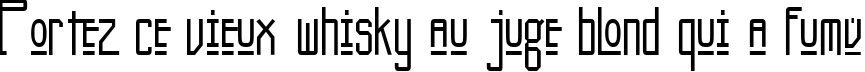 Пример написания шрифтом NewDeli текста на французском