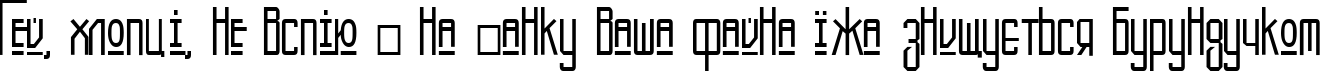 Пример написания шрифтом NewDeli текста на украинском