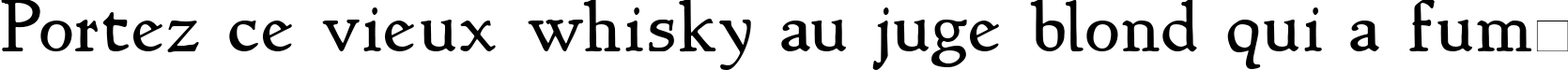 Пример написания шрифтом NewStyle текста на французском