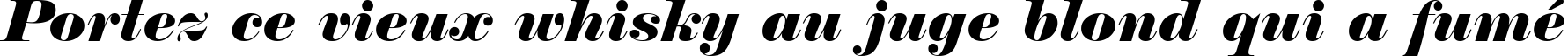 Пример написания шрифтом Normande Italic BT текста на французском