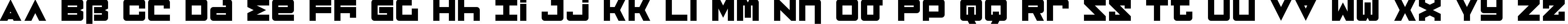 Пример написания английского алфавита шрифтом Novus Graecorum Regular