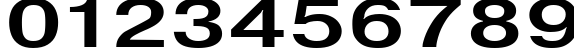 Пример написания цифр шрифтом NTHarmonica Bold140b
