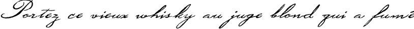 Пример написания шрифтом OldGlory текста на французском
