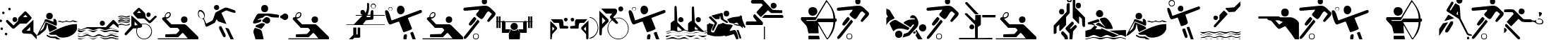 Пример написания шрифтом Olympicons Regular текста на французском