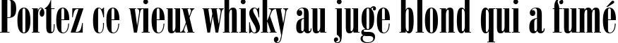 Пример написания шрифтом Onyx BT текста на французском