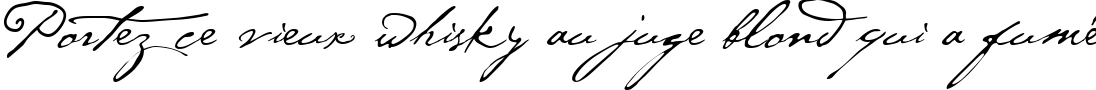 Пример написания шрифтом P22 Cezanne Regular текста на французском