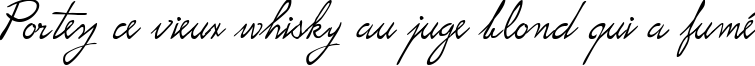 Пример написания шрифтом P22 Hopper Edward текста на французском