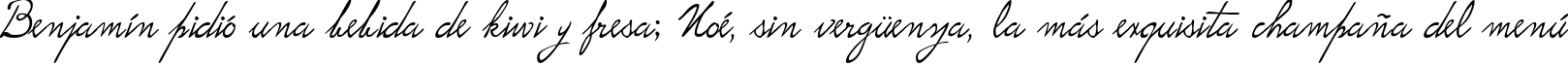 Пример написания шрифтом P22 Hopper Edward текста на испанском