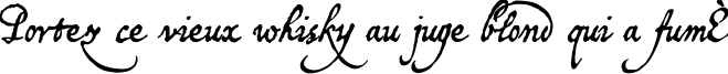 Пример написания шрифтом P22Broadwindsor текста на французском