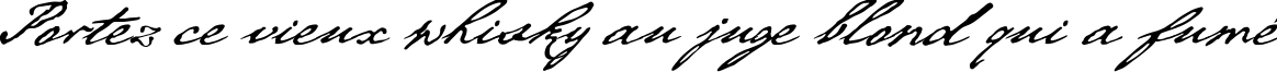 Пример написания шрифтом P22Chatham текста на французском