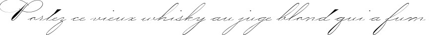 Пример написания шрифтом P22ZanerTwo текста на французском