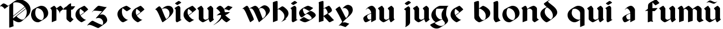 Пример написания шрифтом Paladin текста на французском