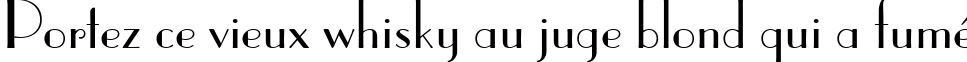 Пример написания шрифтом Paragon текста на французском