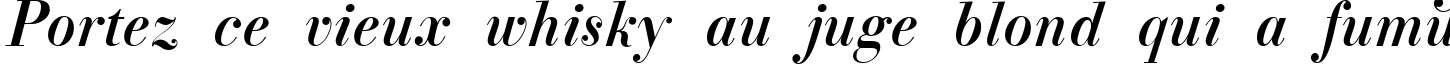 Пример написания шрифтом ParagonNordCTT-Italic текста на французском