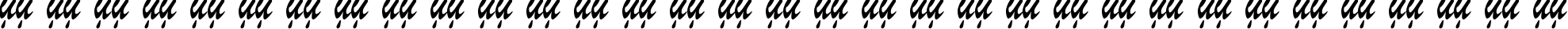 Пример написания русского алфавита шрифтом Parsek Condensed
