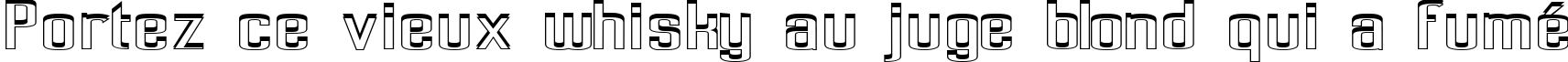 Пример написания шрифтом Pecot Couteir текста на французском