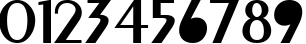 Пример написания цифр шрифтом Peignot Cyrillic