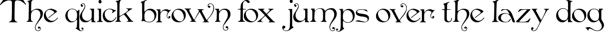 Пример написания шрифтом Roman текста на английском