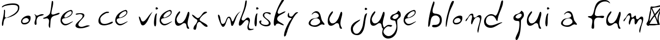 Пример написания шрифтом PFLiberaPro-Regular текста на французском