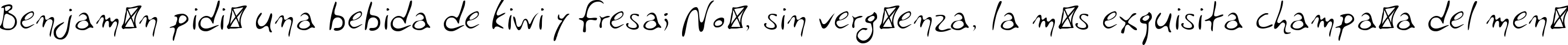 Пример написания шрифтом PFLiberaPro-Regular текста на испанском