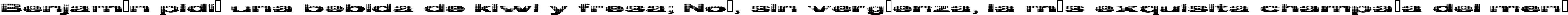 Пример написания шрифтом Philtered Phont текста на испанском